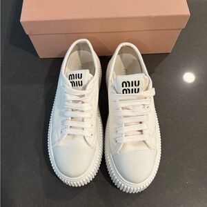 Miu Miu White Sneakers